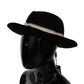 Black Lapin Amor Gignit Wide Brim Panama Hat