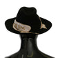Black Lapin Amor Gignit Wide Brim Panama Hat