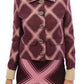 Elegant Multicolor Check Print Jacket