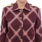 Elegant Multicolor Check Print Jacket