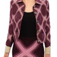 Elegant Multicolor Check Print Jacket