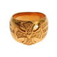 Glamorous Gold-Plated Sterling Silver Ring