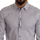 Elegant Slim Fit Striped Cotton Shirt