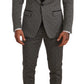 Dark Gray Check 3 Piece Set MARTINI Suit