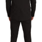 Elegant Black Slim Fit Two-Piece Suit