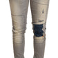 Chic Slim Fit Gray Wash Denim Jeans