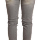 Chic Slim Fit Gray Wash Denim Jeans