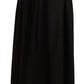 Elegant High Waist Maxi A-line Wool Skirt