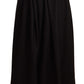 Elegant High Waist Maxi A-line Wool Skirt