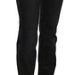 Elegant Black Slim Fit Corduroy Jeans