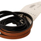 Elegant Brown Leather Fashion Belt