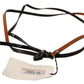 Elegant Brown Leather Fashion Belt