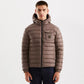 Beige Nylon Men Jacket