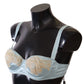 Elegant Silk Blend Balconette Bra in Light Blue