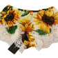 Sunflower Lace Lingerie Shorts - Silk Blend