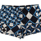 Majestic Majolica Print Swim Trunks