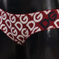 Chic Maroon White Logo Swim Bottoms