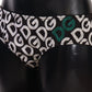 Chic Black & White DG Logo Print Bottoms