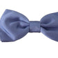 Elegant Purple Silk Bow Tie