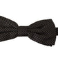 Elegant Silk Patterned Bow Tie