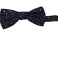 Elegant Silk Bow Tie in Dark Blue