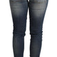 Chic Blue Washed Skinny Denim