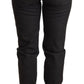 Chic Black Low Waist Skinny Jeans