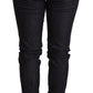 Chic Dark Blue Skinny Trouser Jeans