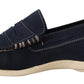 Chic Suede Blue Moccasins for Men