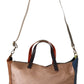 Multicolor Leather Shoulder Tote Bag