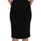 Elegant Crystal Sheath Knee-Length Dress