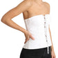 Elegant White Strapless Corset Top