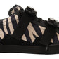 Zebra Suede Low Top Fashion Sneakers