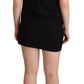 Elegant Black Sheath Stretch Dress