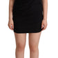 Elegant Black Sheath Stretch Dress