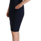 Sleeveless Navy Knee-Length Sheath Dress