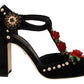 Elegant Velvet T-Strap Mary Jane Pumps