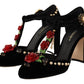 Elegant Velvet T-Strap Mary Jane Pumps