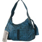 Chic Blue Fabric Shoulder Bag - Perfect for Everyday Elegance