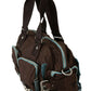 Elegant Duffel Travel Bag in Earthy Brown