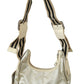 White Shoulder Crossbody Sling Fabric Purse