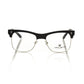 Black Acetate Unisex Eyeglass Frame