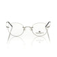 "Silver Metallic Unisex Eyeglass Frame"