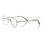 Gray Metallic Unisex Eyeglass Frame