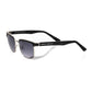 Black Metallic Fiber Men Sunglass