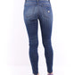 Blue Cotton Women Jeans