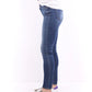 Blue Cotton Women Jeans