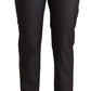 Elegant Tailored Virgin Wool and Silk Pants