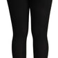 Elegant High Waist Cashmere-Silk Tights Pants