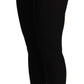 Black High Waist Cashmere Tights Pants